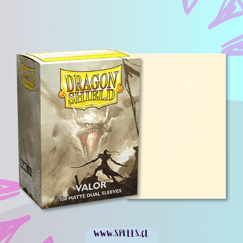 Portada de PROTECTORES DRAGON SHIELD DUAL MATTE X100 – VALOR