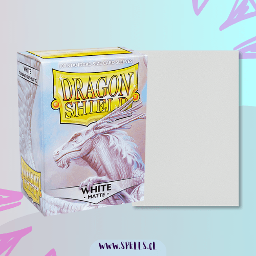 Portada de PROTECTORES DRAGON SHIELD MATTE X100 – WHITE