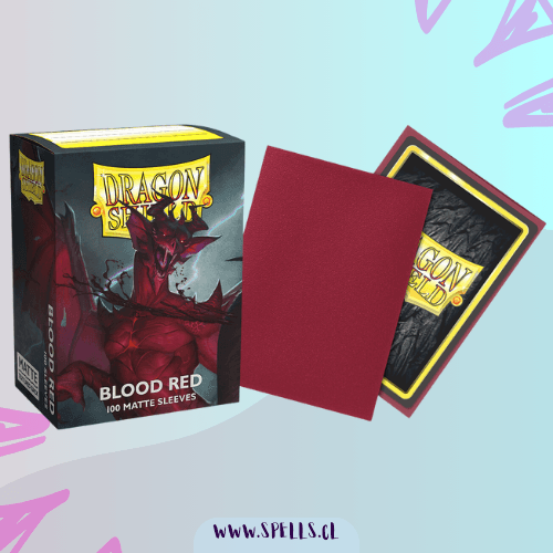 Portada de PROTECTORES DRAGON SHIELD MATTE X100 – BLOOD RED