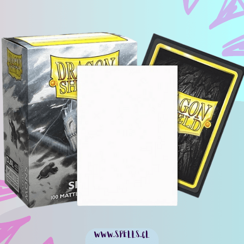 Portada de PROTECTORES DRAGON SHIELD DUAL MATTE X100 – SNOW