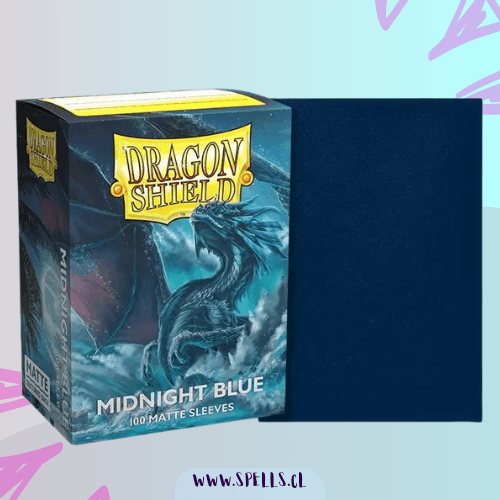 Portada de PROTECTORES DRAGON SHIELD MATTE X100 – MIDNIGHT BLUE