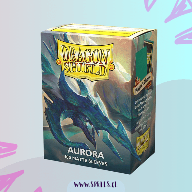 Portada de PROTECTORES DRAGON SHIELD MATTE X100 – AURORA
