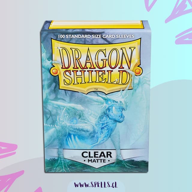 Portada de PROTECTORES DRAGON SHIELD MATTE X100 – CLEAR