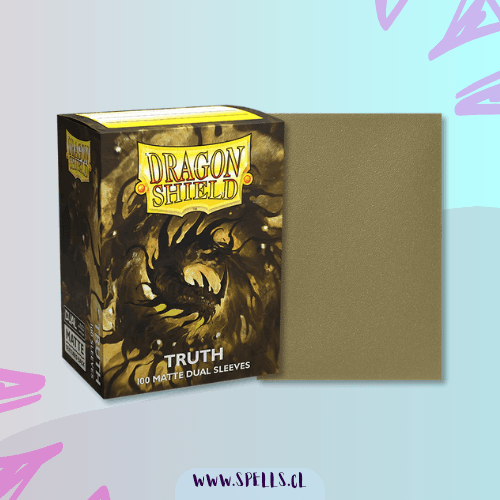 Portada de PROTECTORES DRAGON SHIELD DUAL MATTE X100 – Truth