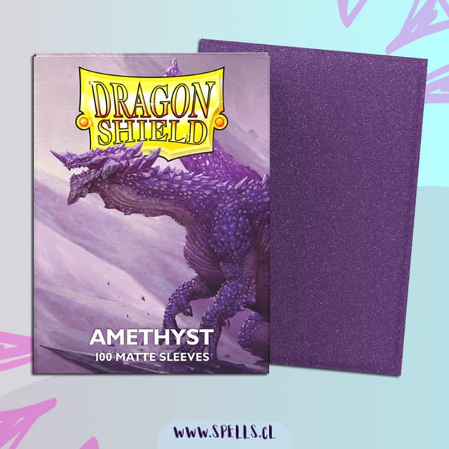 Portada de PROTECTORES DRAGON SHIELD MATTE X100 – Amethyst