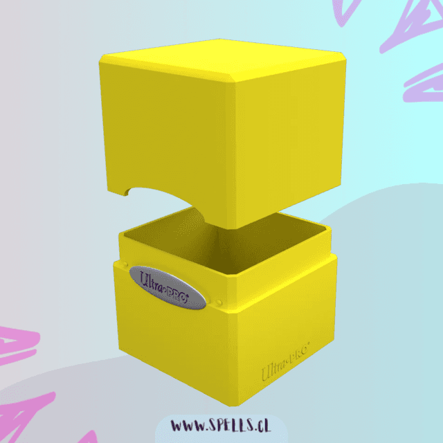 Portada de ULTRA PRO DECK BOX SATIN – YELLOW
