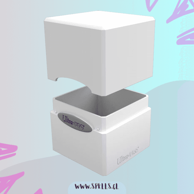 Portada de ULTRA PRO DECK BOX SATIN – WHITE