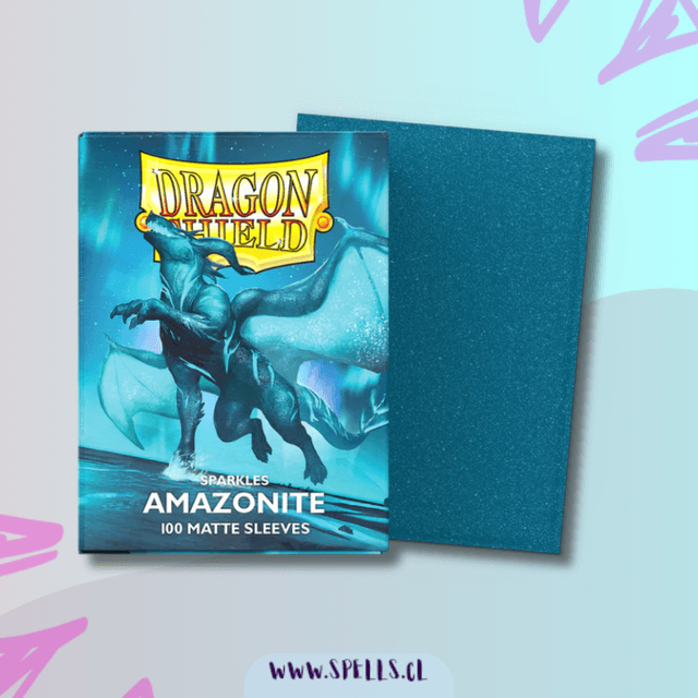 Portada de DRAGON SHIELD MATTE X100 – AMAZONITE