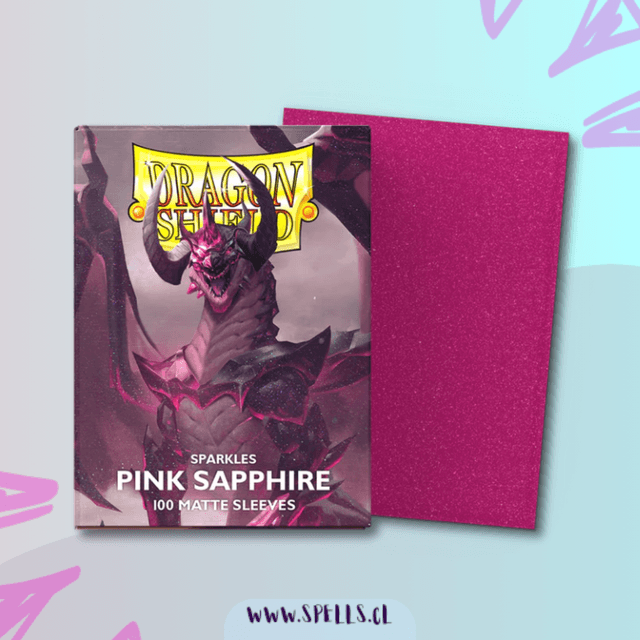 Portada de DRAGON SHIELD MATTE X100 – PINK SAPPHIRE