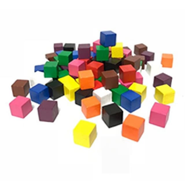 Portada de Set 10 Cubos Madera 10 mm