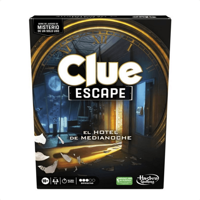 Portada de Clue Escape El Hotel de Medianoche