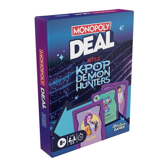 Portada de Monopoly Deal: K-Pop Demon Hunters