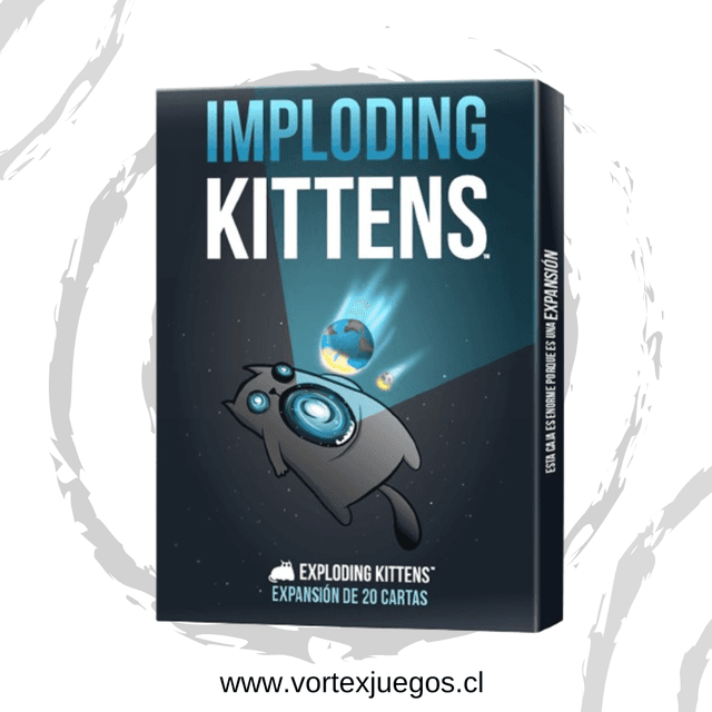 Portada de Exploding Kittens Imploding Kittens Expansion