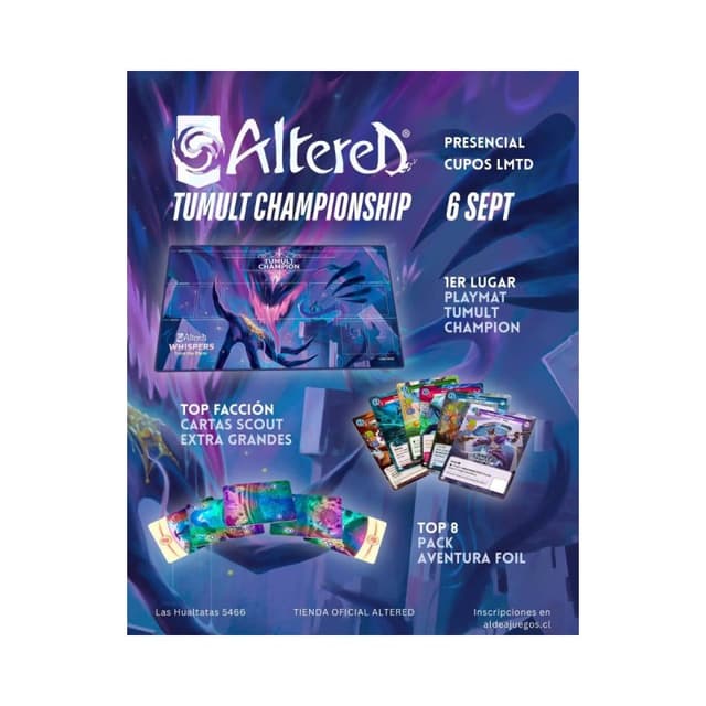 Portada de Tumulto Aldea Juegos 6 De Septiembre