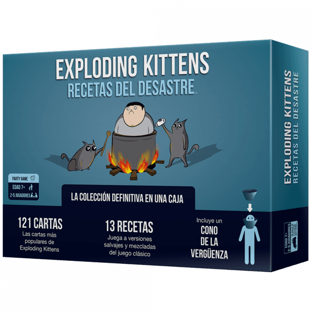 Portada de Exploding Kittens Recetas Del Desastre 810083042053