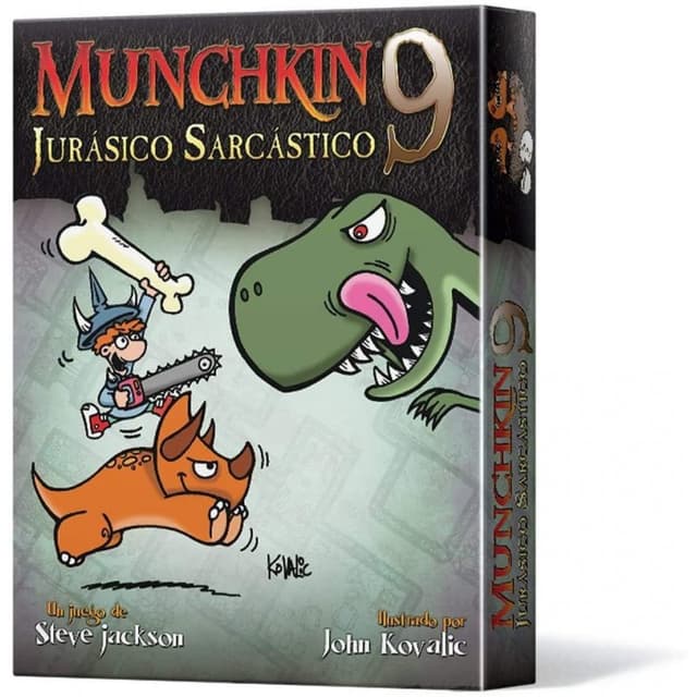 Portada de Munchkin 9 Jurasico Sarcastico Expansion 8435407639669