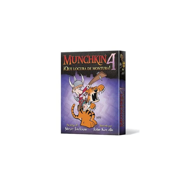 Portada de Munchkin 4 Que Locura De Montura Expansion 8435407639614