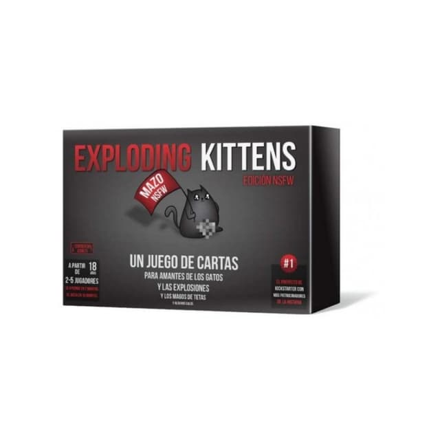 Portada de Exploding Kittens Nsfw Solo Adultos 810083040530