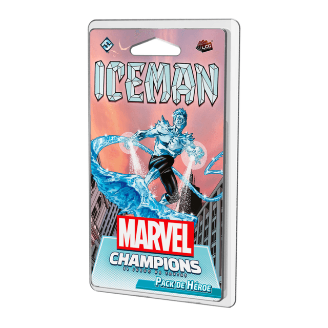Portada de Marvel Champions Iceman Expansion 841333125387