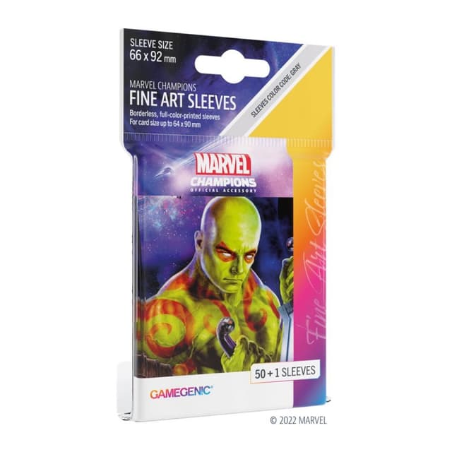 Portada de Gg Marvel Champions Fine Art Sleeves Drax 4251715410646