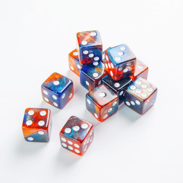 Portada de Gg Mars D6 Dice Set 16 Mm 12 Pcs