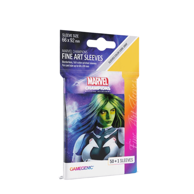 Portada de Gg Marvel Champions Fine Art Sleeves Gamora
