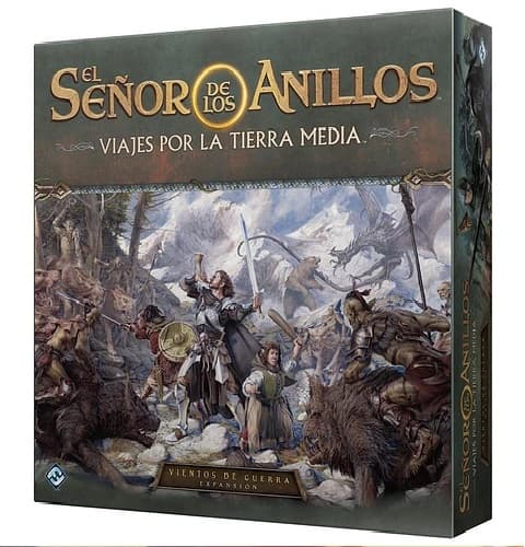 Portada de VIENTOS DE GUERRA, VIAJES POR LA TIERRA MEDIA EXPANSION