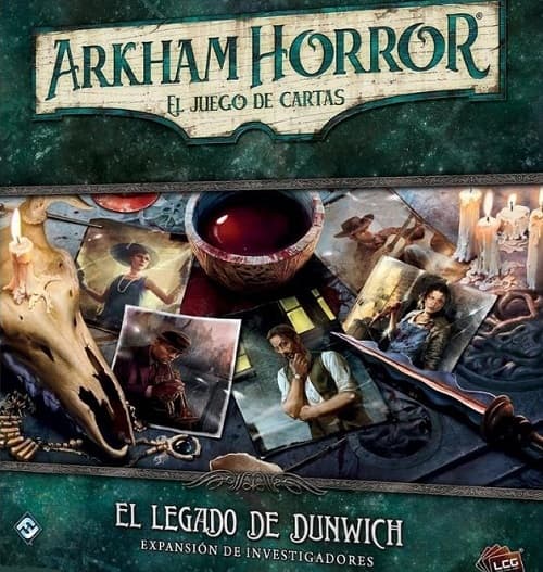 Portada de ARKHAM HORROR : El legado de dunwich expansión investigadores