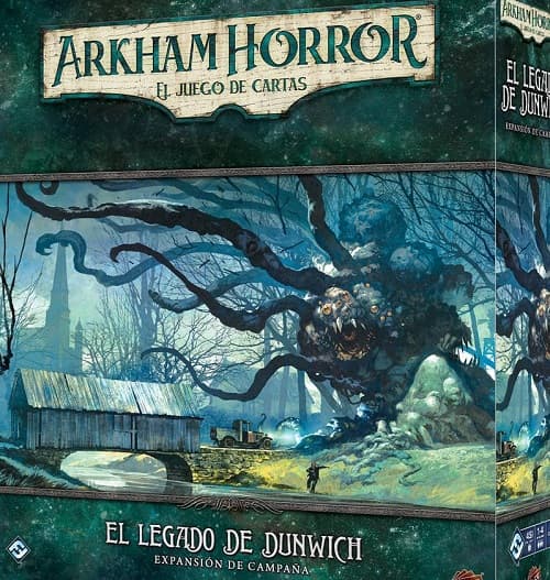 Portada de ARKHAM HORROR : El legado de dunwich expansión campaña