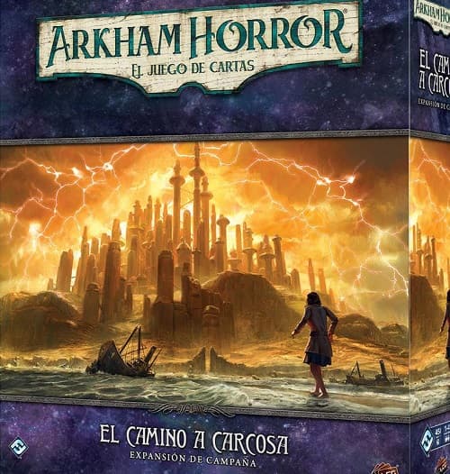 Portada de ARKHAM HORROR : Camino a Carcosa expansión campaña