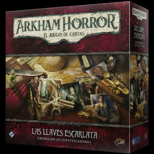 Portada de ARKHAM HORROR : las llaves escarlata expansión investigadores