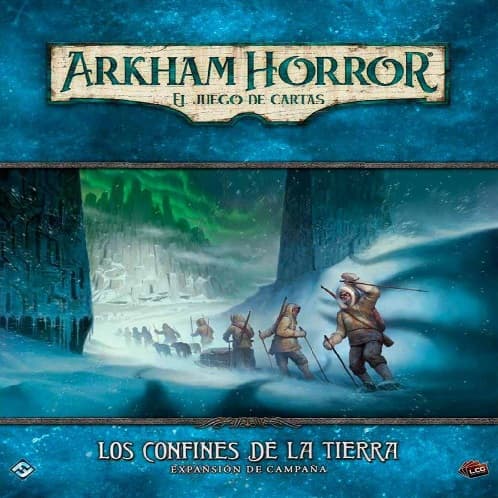 Portada de Arkham Horror LCG: Los confines de la Tierra Expansión de Campaña