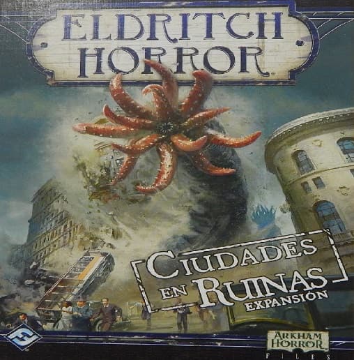 Portada de Eldritch Horror: Ciudades en ruinas - Expansión