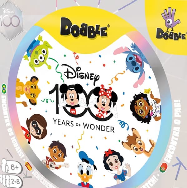 Portada de Dobble 100 años de Disney