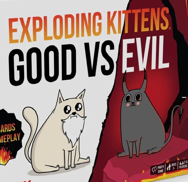 Portada de Explodding Kittens : El bien contra el mal