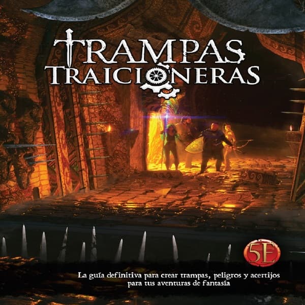 Portada de Trampas Traicioneras (Contenido para D&D 5a Edición)