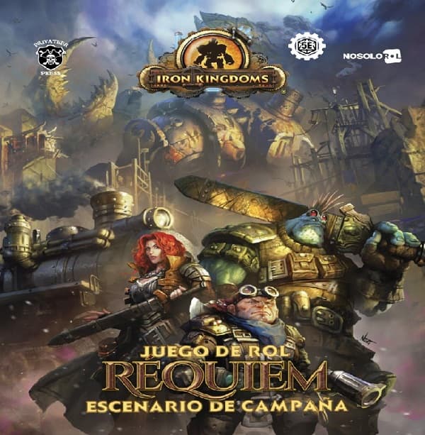 Portada de Iron Kingdoms: Réquiem(Contenido para D&D 5a Edición)
