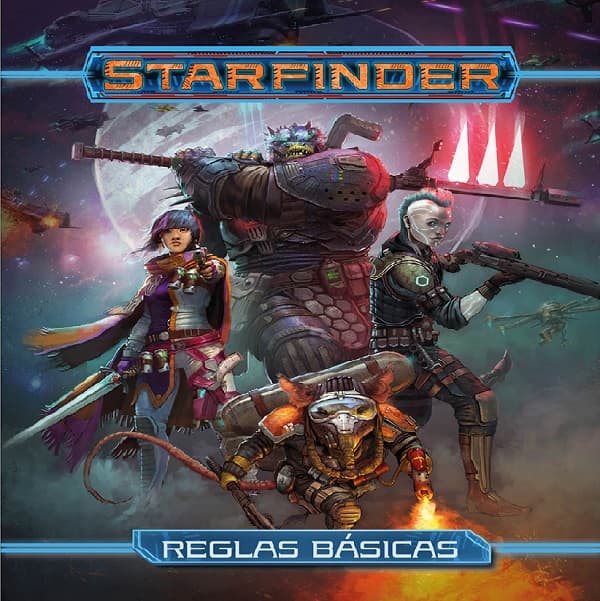 Portada de STARFINDER libro básico bolsillo