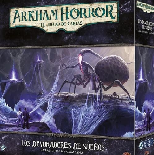 Portada de Los Devoradores de Sueños exp. campaña – Arkham Horror LCG