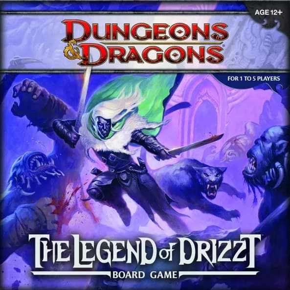 Portada de Legend of Drizzt Boardgame (inglés)