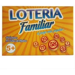 Portada de Juego Loteria Familiar 48 Cartones Y 90 Fichas