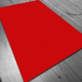 Portada de Tapete de neopreno Rojo 150 x 90 cm