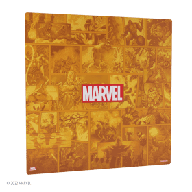 Portada de Tapete Marvel Champions - XL Marvel Naranjo