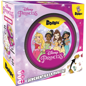 Portada de Dobble Disney Princesas