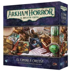 Portada de Arkham Horror LCG Camino Carcosa Investigadores