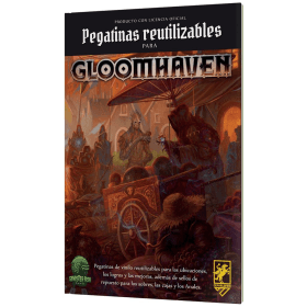 Portada de Gloomhaven Pegatinas Reutilizables