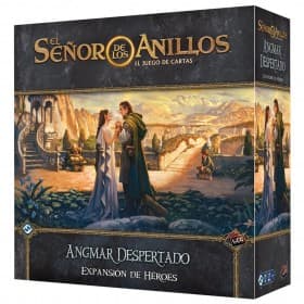 Portada de El Señor de los Anillos LCG Angmar despertado Héroes