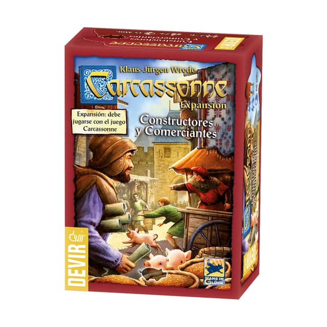 Portada de Carcassonne: Constructores y Comerciantes