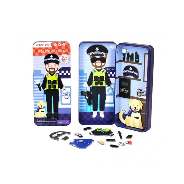 Portada de Caja Magnética de Viaje: Policía