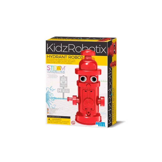 Portada de Kit de Robot Hidrante KidzRobotix 4M